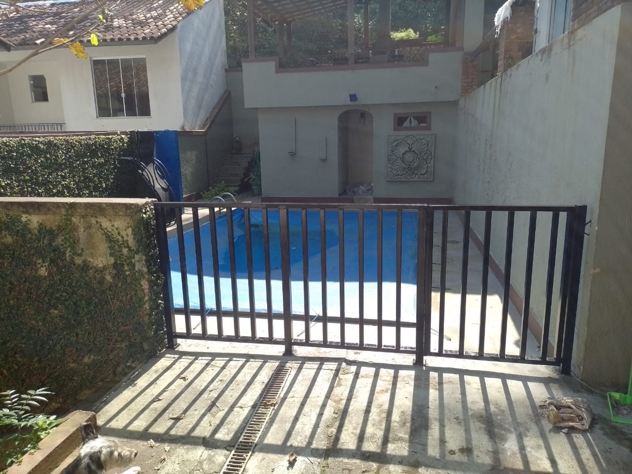 Grade de piscina — trabalho real da Bruno Soldas Especiais